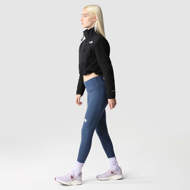 Giacca in pile Denali corta in vita da donna nera The North Face
