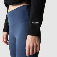Giacca in pile Denali corta in vita da donna nera The North Face