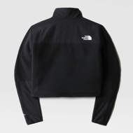 Giacca in pile Denali corta in vita da donna nera The North Face
