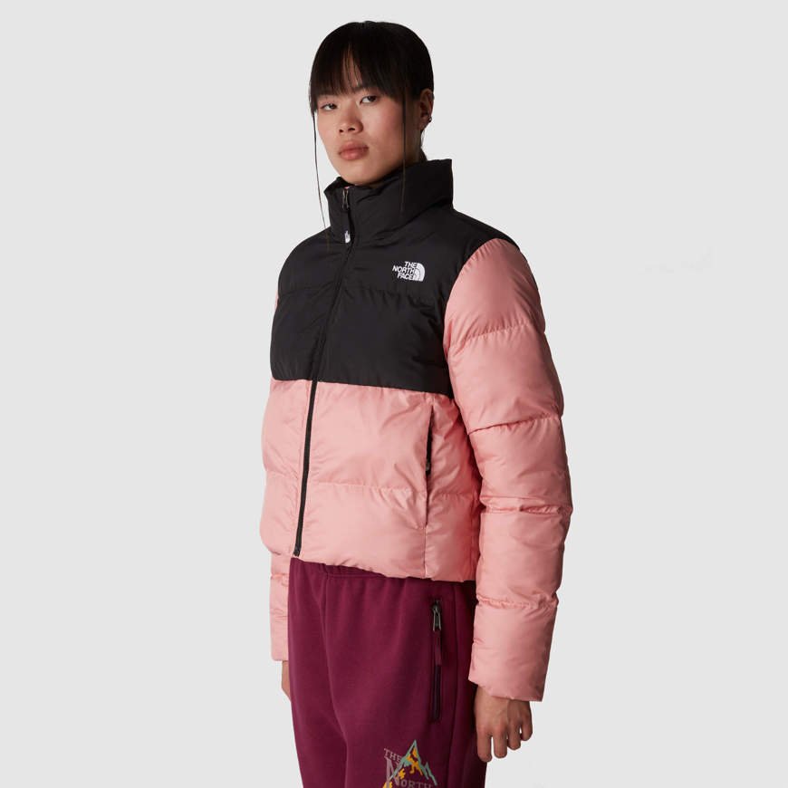 Giacca corta in vita Saikuru da donna rosa e nera The North Face