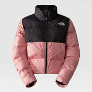 Giacca corta in vita Saikuru da donna rosa e nera The North Face