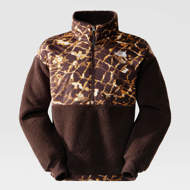 Pile  a pelo lungo Platte  con stampa da uomo marrone  The North Face