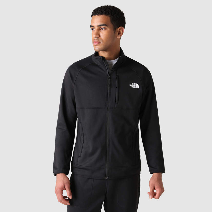 Giacca in pile Canyonlands con cerniera integrale da uomo nera The North Face