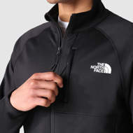 Giacca in pile Canyonlands con cerniera integrale da uomo nera The North Face