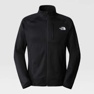 Giacca in pile Canyonlands con cerniera integrale da uomo nera The North Face