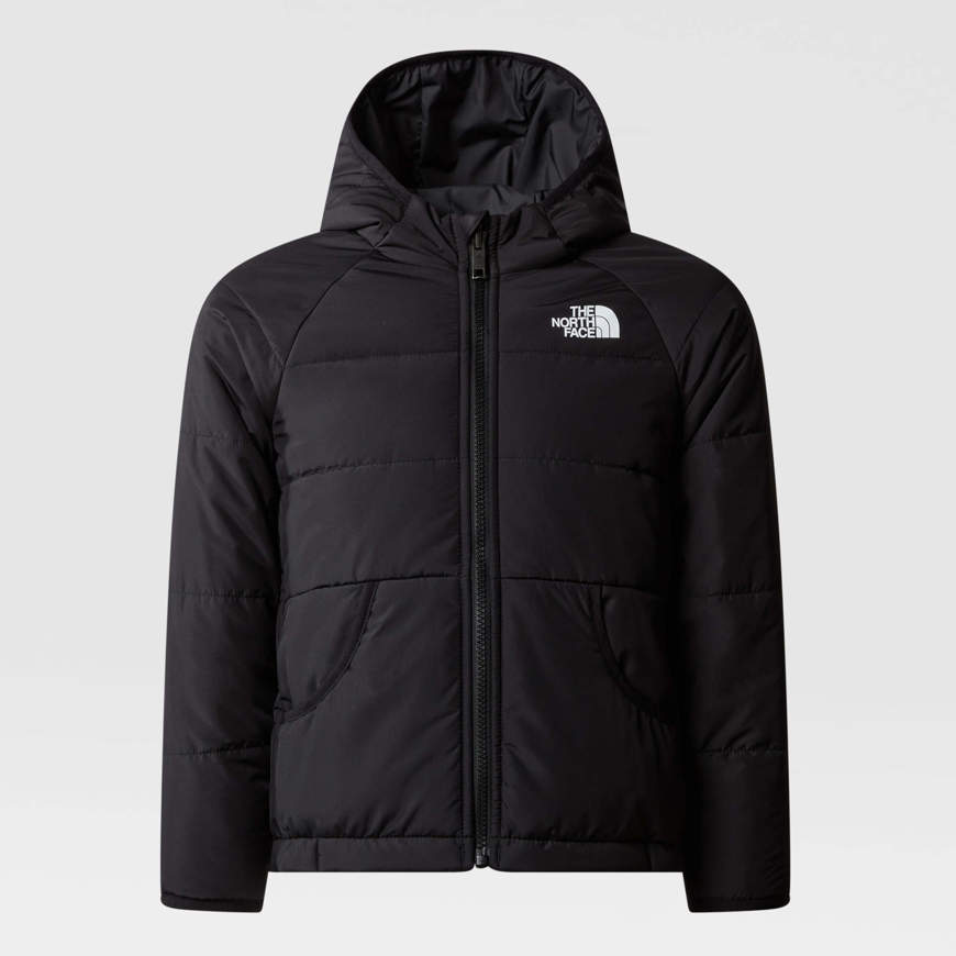 Giacca reversibile Perrito con cappuccio da bambini nera The North Face