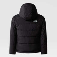 Giacca reversibile Perrito con cappuccio da bambini nera The North Face