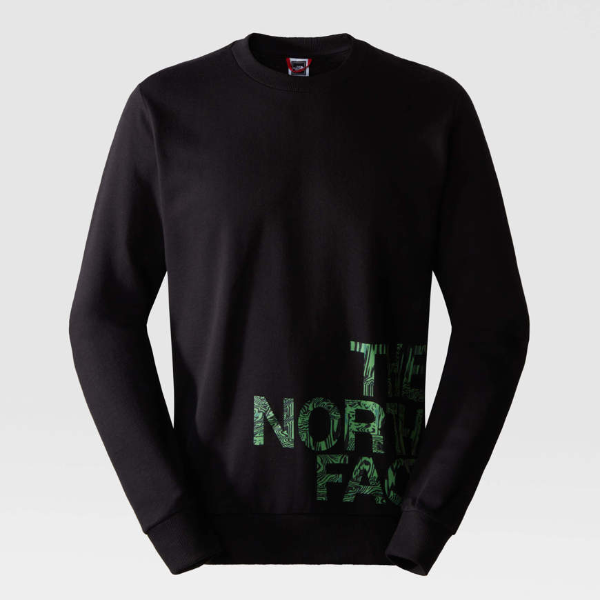 Felpa Blown Up Logo da uomo nera The North Face