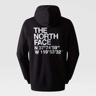 Felpa con cappuccio Coordinates da uomo nera The North Face