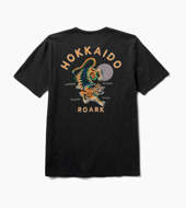 T-shirt Hokkaido Tiger da uomo nera Roark