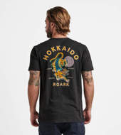 T-shirt Hokkaido Tiger da uomo nera Roark