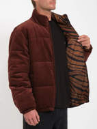 Giacca Walltz Corduroy reversibile da uomo marrone Volcom