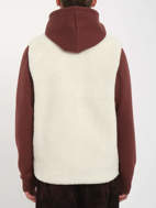 Gilet Muzzer Fuzzar da uomo bianco Volcom