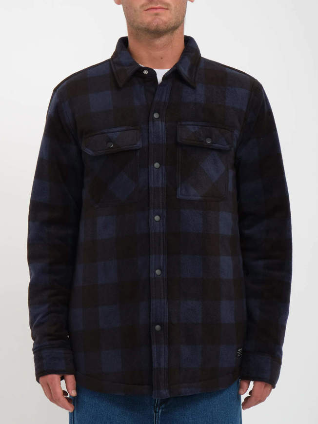 Camicia in flanella Bowered da uomo blue  Volcom