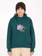 Felpa con cappuccio Nando Von Arb da donna verdone Volcom