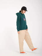 Felpa con cappuccio Nando Von Arb da donna verdone Volcom