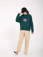 Felpa con cappuccio Nando Von Arb da donna verdone Volcom