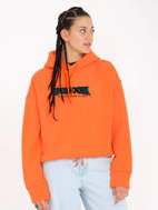 Felpa con cappuccio Tripstone da donna arancione Volcom