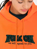 Felpa con cappuccio Tripstone da donna arancione Volcom