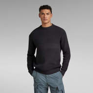 Maglione Hori Structure da uomo grigio canna di fucile G-Star