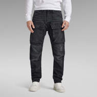 Pantaloni 3D cargo in denim da uomo neri G-Star