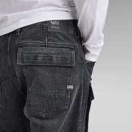 Pantaloni 3D cargo in denim da uomo neri G-Star