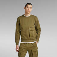 Maglione con tasca laterale Cargo  da uomo verde scuro  G-Star