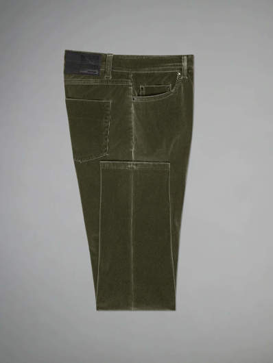 Pantalone Techno Velvet 1000 5T da uomo verde salvia RRD