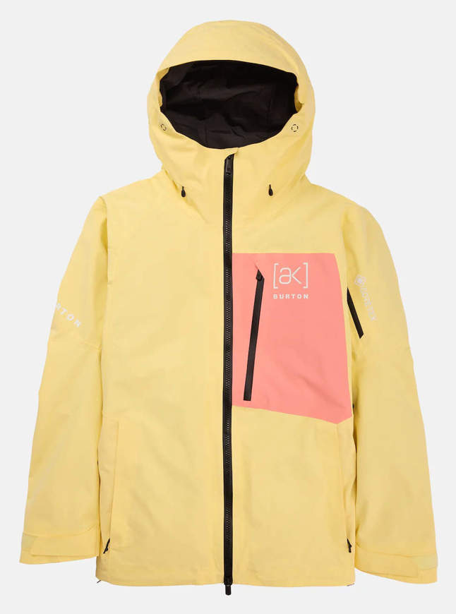 Giacca da snowboard ak Cyclic Gore-Tex 2L da uomo Latticello/Rosa corallina Burton