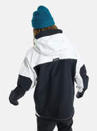 Giacca da snowboard Frostner 2L bianca e nera da uomo Burton