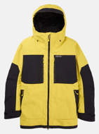 Giacca da snowboard Frostner 2L lime  e nera da uomo Burton