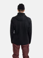 Felpa con cappuccio a zip completa impermeabile Crown da uomo nera Burton