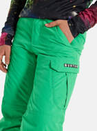 Pantaloni da snowboard cargo Exile 2L da ragazzo verde galassia Burton