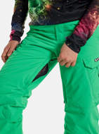 Pantaloni da snowboard cargo Exile 2L da ragazzo verde galassia Burton