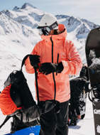 Giacca da snowboard ak Cyclic Gore-Tex 2L da uomo rosa barriera corallina  Burton
