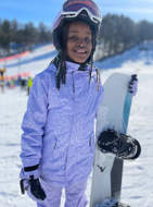 Giacca da snowboard Elodie 2L da ragazza lilla Burton