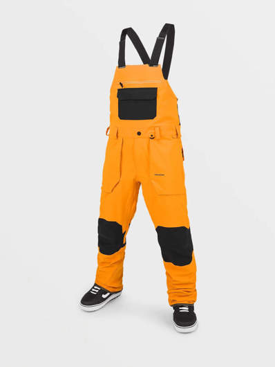 Immagine di Salopette da snowboard Overall da uomo giallo oro Volcom