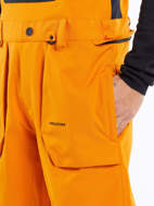 Picture of Salopette da snowboard Overall da uomo giallo oro Volcom