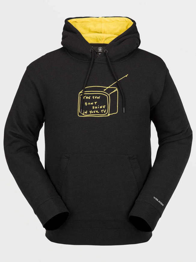 Picture of Felpa Con Cappuccio D.I. Hoodie Volcom Snowboard nera da Uomo
