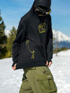 Picture of Felpa Con Cappuccio D.I. Hoodie Volcom Snowboard nera da Uomo