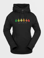 Picture of Felpa Con Cappuccio Melancon Hoodie Snowboard Nera Da Uomo Volcom