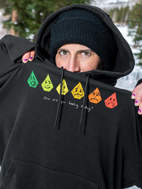Picture of Felpa Con Cappuccio Melancon Hoodie Snowboard Nera Da Uomo Volcom