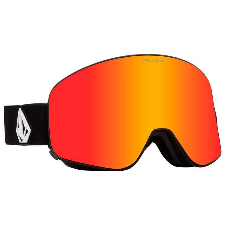 Picture of Odyssey Matte Black/ Red Chrome Maschera da Snowboard Volcom