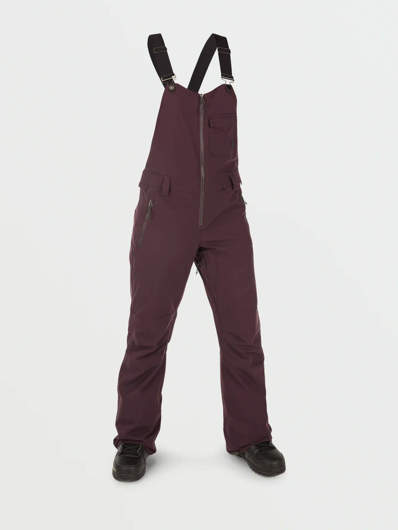 Immagine di Salopette da Snowboard Swift Overall Nero Prugna da Donna Volcom