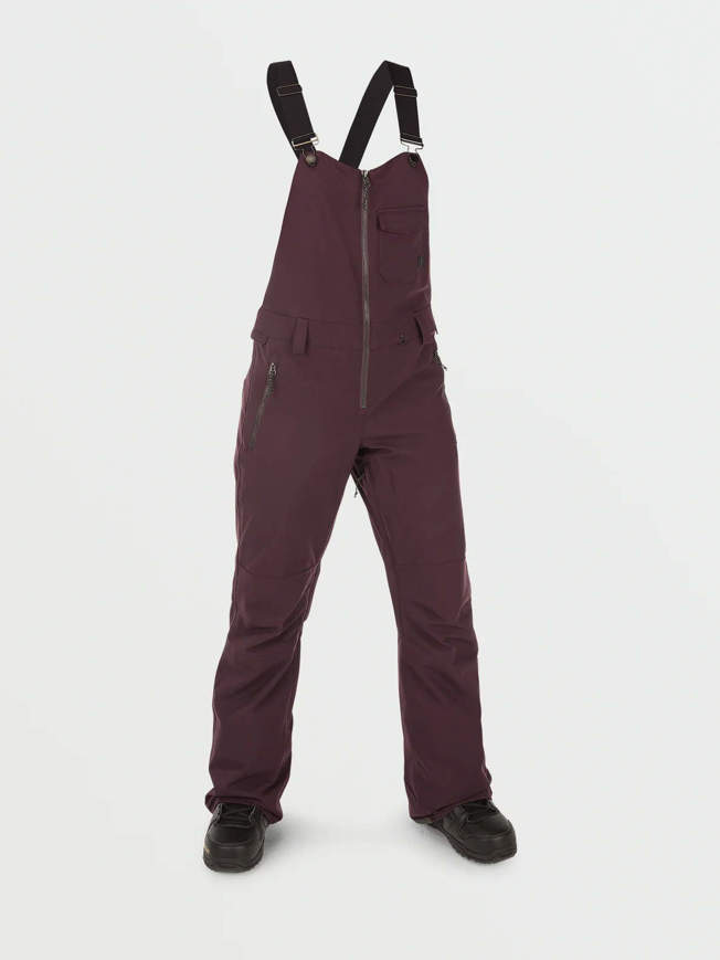 Picture of Salopette da Snowboard Swift Overall Nero Prugna da Donna Volcom