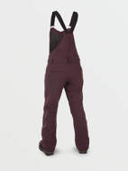 Picture of Salopette da Snowboard Swift Overall Nero Prugna da Donna Volcom