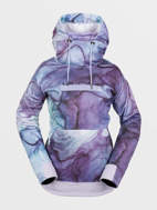 Picture of Felpa Con Cappucio Snowboard Riding Hydro Hoodie Glacier Ink da Donna Volcom