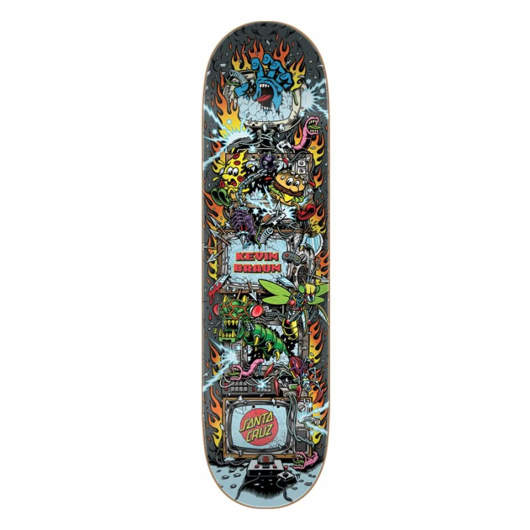 Picture of Everslick Braun Game Over 8.25in/31.8in Santa Cruz Skateboard Deck