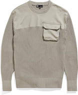 Picture of G-star Maglione Army Knit Grigio Chiaro Elephant Skin