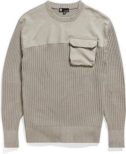 Immagine di G-star Maglione Army Knit Grigio Chiaro Elephant Skin